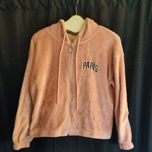 Paris FUZZY HOODIE Full Zip size L